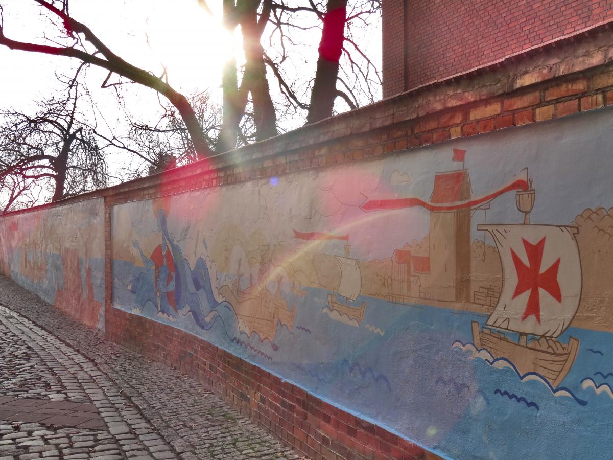 Mural 6 Mural na ceglanym murze