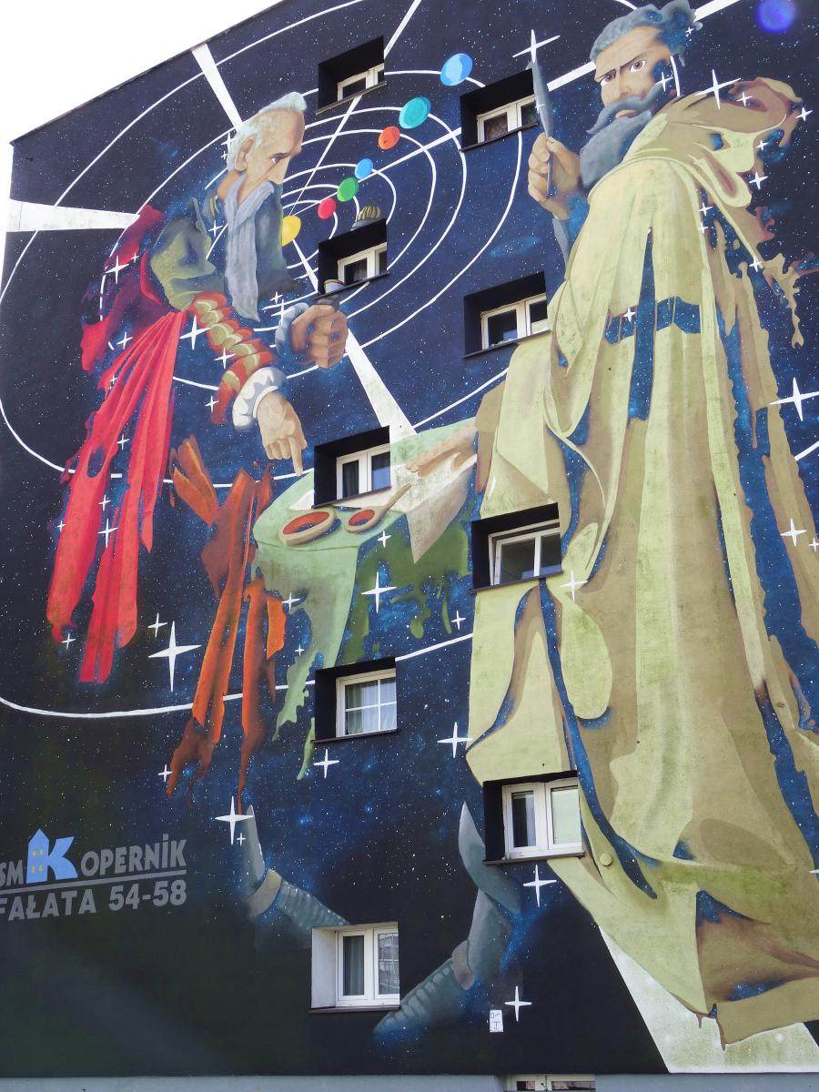 Mural 7 Mural na ścianie budynku