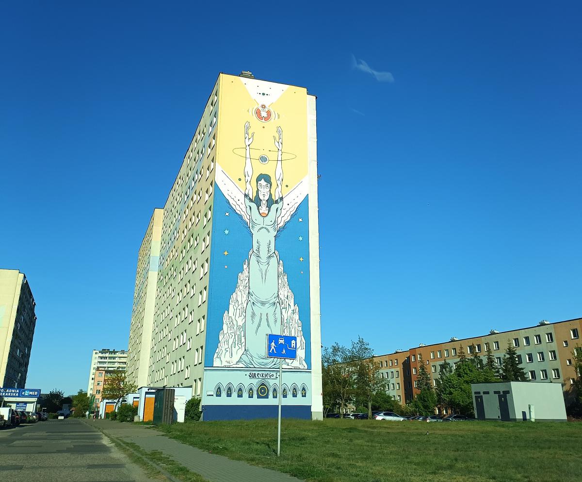 Mural z Kopernikiem Mural z Kopernikiem